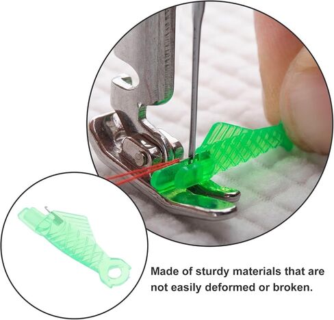 Operitacx 15pcs Sewing Machine Needle Threader, Fish Mouth Needle Threader Hand Machine Sewing Tool for Sewing Crafting in Saudi Arabia