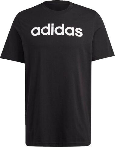 adidas Men's Size Essentials Single Jersey Linear Embroidered Logo T-Shirt, Collegiate Green, 4X-Large/Tall in Saudi Arabia