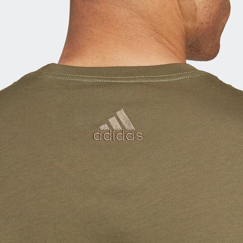 adidas Men's Size Essentials Single Jersey Linear Embroidered Logo T-Shirt, Collegiate Green, 4X-Large/Tall in Saudi Arabia