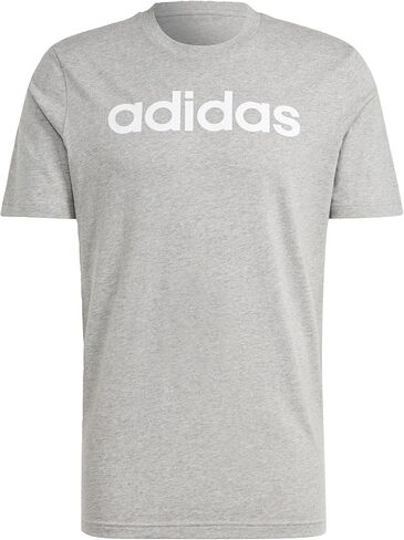 adidas Men's Size Essentials Single Jersey Linear Embroidered Logo T-Shirt, Collegiate Green, 4X-Large/Tall in Saudi Arabia