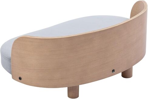 Small Cat and Dog Sofa Bed Indoor Small Pet Sofa Elevated Wooden Pet Furniture Detachable and Washable, Suitable for Indoor and Outdoor Use Suitable for Cats Dogs Or Small Animals in Kuwait