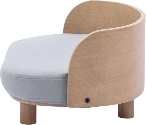 Small Cat and Dog Sofa Bed Indoor Small Pet Sofa Elevated Wooden Pet Furniture Detachable and Washable, Suitable for Indoor and Outdoor Use Suitable for Cats Dogs Or Small Animals in Kuwait