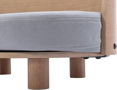Small Cat and Dog Sofa Bed Indoor Small Pet Sofa Elevated Wooden Pet Furniture Detachable and Washable, Suitable for Indoor and Outdoor Use Suitable for Cats Dogs Or Small Animals in Kuwait