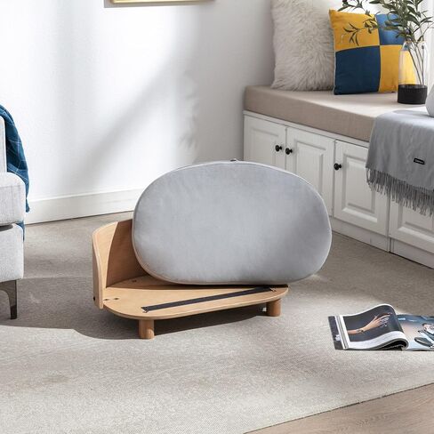 Small Cat and Dog Sofa Bed Indoor Small Pet Sofa Elevated Wooden Pet Furniture Detachable and Washable, Suitable for Indoor and Outdoor Use Suitable for Cats Dogs Or Small Animals in Kuwait