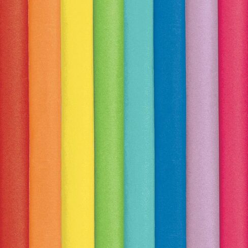 Amscan Gift Tissue Paper, 20" x 20", Assorted Colors, Pack of 40 in Saudi Arabia