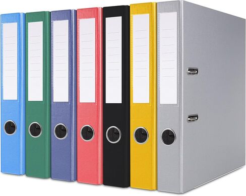 Products Pack of 24 Folders, Red, A4/75 mm, Paper Cardboard/Plastic Cover, PP Slotted Folder, Office Folder, Cardboard Folder, File Folder, Metal Edge Protection in Saudi Arabia