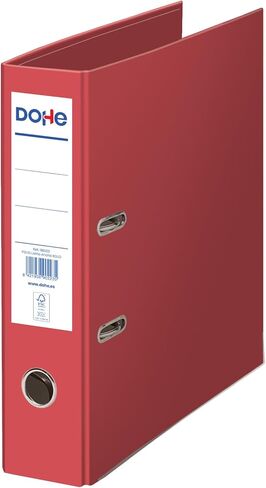 Binder 2 Rings Ecological-Capacity 520 Sheets, Folio Size 29x35cm, Spine 7cm with Card Holder, Easy Lever Opening, Office Supplies-Pink ECOFILE, Cardboard in Saudi Arabia
