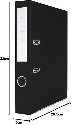 Products Pack of 24 Folders, Red, A4/75 mm, Paper Cardboard/Plastic Cover, PP Slotted Folder, Office Folder, Cardboard Folder, File Folder, Metal Edge Protection in Saudi Arabia