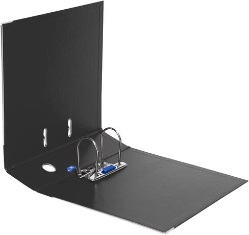 OXFORD Smart Pro+ Lever Arch Files A4XL 80mm Spine 2 D-Rings Polypropylene Cover Black (Pack of 15) in Saudi Arabia