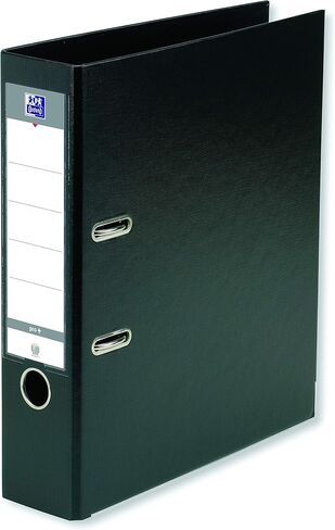 OXFORD Smart Pro+ Lever Arch Files A4XL 80mm Spine 2 D-Rings Polypropylene Cover Black (Pack of 15) in Saudi Arabia