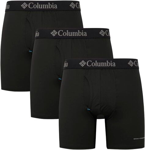 Columbia Men's Omni Freeze Zero Boxer Brief | Black | Medium in Saudi Arabia