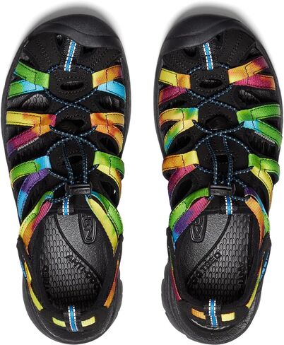 KEEN Women's Whisper Closed Toe Sport Sandals, Granite Green/Peach Parfait, 6.5 in Saudi Arabia