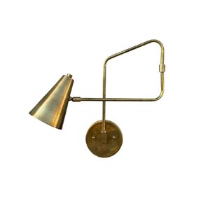 Mid Century Swing Wall Sconce - Italian Brass Sconces - Italian Light - Mid Century Sconce - Focus Lighting - Apparatus Lighting Reading Sconce for Bedroom Living room Hallway Kitchen