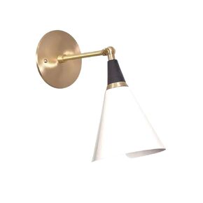 Vintage Inspired SCICCOSO BEBE Brass Wall Sconce Lamp Light, Handcrafted Wall Lamp Light Reading Lamp