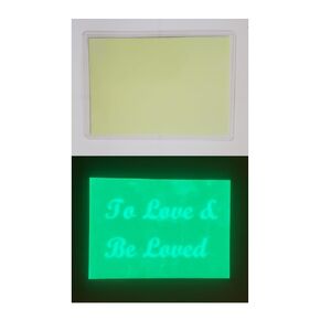 nPad, NLM Ultra-Thin Glow Pad: Bedside Night Light & Drawing Pad – Glow in the Dark Adhesive Film 2-in-1 Set, 1m Fast Self-Charge & 8h Long Auto-Glow Light. (4″x6″x0.6mm)