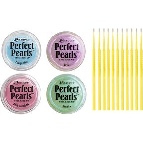 NEW Ranger Perfect Pearls Bundle - Includes Zinnia, Turquoise, Pink Gumball, and Iris Perfect Pearls with blending detail sticks