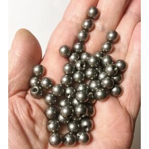 M00497-50 Morezmore 50pc كرات الخيوط 8 مم M3 لمقبس الكرة توقف حركة Armature Half-Thrated Prits Embor