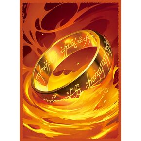 MTG Card Sleeves - Limited Edition Textured Matte: Magic The Ring - 104 CT EDH Commander Sleeves for Magic The Gathering(New)