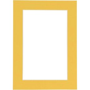 16x20 Mat Bevel Cut for 12x16 Photos - Acid Free White with Black Core Precut Matboard - for Pictures, Photos, Framing - 4-ply Thickness