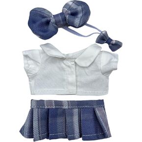 Doll Clothes Compatible with 15cm & 17cm Labubu Fashion Doll Outfit Accessories Set Dress Up Skirt Suitable for La bubu (Pink)