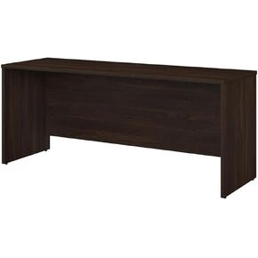 Pemberly Row 72W x 24D Credenza Desk in Modern Hickory - Engineered Wood
