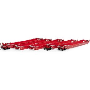 Athearn HO Maxi-III Well Cars NWCX #1013 5 ATH98933 HO Rolling Stock
