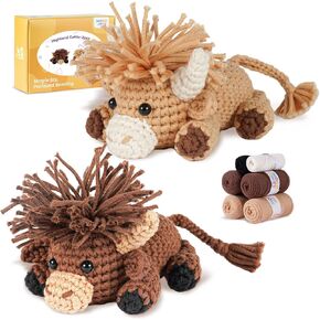MOREJMTT Crochet Kit for Beginners Animal,Crochet Animal Kits,Crocheting Kit for Starters,Learn to Crochet with Step-by-Step Video Tutorials,Beginner Crochet Kits for Adults(sea Turtle)
