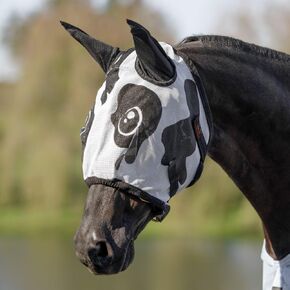 Schneiders Dura-Mesh Designer Fly Horse Masks | Fun Patterns & 70% UV Protection | Durable 1000D Mesh with Ear Coverage & Fleece Comfort
