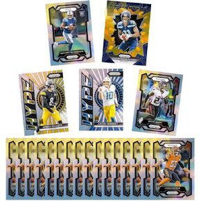 Football Trading Cards,Football Mystery Pack- 50 Cards Inside,Perfect Starter Set for Kids, Adults & Collectors, No Repeat, Not Original