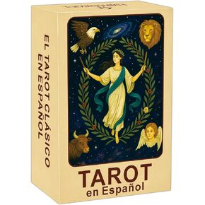 Soulme 78tarot Cards Deck للمبتدئين ، Baraja de Tarot Española ، Cartas de Tarot Para Princiantes Enspañol ، 78tarot Cartas de Oraculos en español