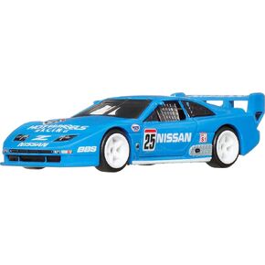 Hot Wheels Premium Car Culture Collectible Toy Car, 1:64 Scale Die-Cast Nissan 300GTX IMSA GTS, Silhouettes Vehicle with Real Riders Tires