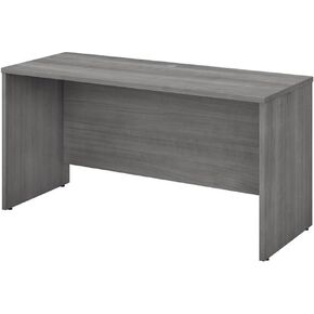 Pemberly Row 60W x 24D Credenza Desk in Storm Gray - Engineered Wood