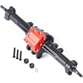 MOHERO TRX4M Extended Front Rear Axles Set - +4mm Aluminum Alloy Complete Axles for 1/18 Scale RC Crawler Car Upgrade Part (Axles Set)