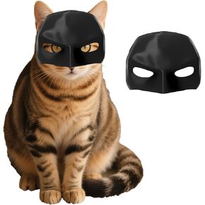 Cat Mask, Batcat Masks Helmet Bat Man Hat for Cats (Large)