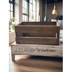Darla'Studio 66 CD Holder Wood Crate