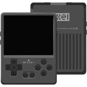 GKD Pixel 2 Console Metal Retro Game Player Portable Mini Mini Handheld ، تم تثبيته مسبقًا مع بطاقة ألعاب Console Body 64 جيجابايت بنسبة 64 جيجابايت (Gray 64GB)