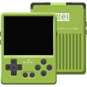 GKD Pixel 2 Console Metal Retro Game Player Portable Mini Mini Handheld ، تم تثبيته مسبقًا مع بطاقة ألعاب Console Body 64 جيجابايت بنسبة 64 جيجابايت (Gray 64GB) in Kuwait