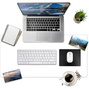 Clear Desk Mat, Desk Protector, Waterproof and Heat-Resistant PVC Round Edge Desk Pad with Non-Slip Backing, Suitable for Home and Office Multifunction Desk Mat, 16.93 x 23.62 Inches