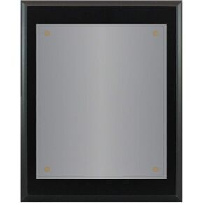 Wood Board Document Holder Plaques Kits 10.5"x13" Black Board with 8.5" x 11" Plexiglass