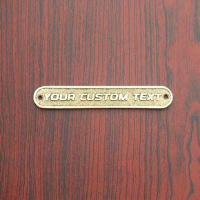 Customized Brass Door Sign Plaques| Traditional| Easy DIY Installation Plaques| Best Home Decor Plaques| Plaques for Gents, Ladies, Office, Laundry, Restroom, Push, Pull