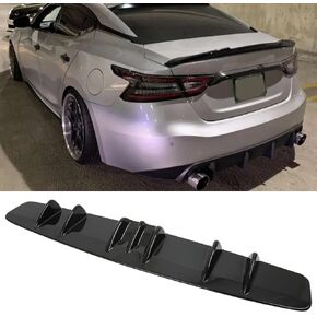 For Nissan Maxima Touring 33" Gloss Rear Bumper Lip Diffuser Spoiler 7 Fin for Shark