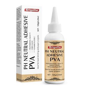 Glue PVA PVA محايد ، فني الدقة الحرف اللاصقة ، جودة الأرشيف خالية من الأحماض ، جميع الأغراض ، واضحة وتبقى مرنة ، وتستخدم في تكوين الكتب والإصلاح ، والإطار ، والتشمل ، والورق