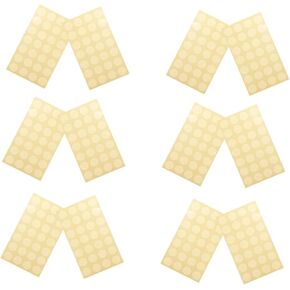 12 Sheets Punch Reinforcement Stickers Transparent Adhesive Labels for Loose Leaf Paper DIY Crafts and Scrapbooking Hole Protectors for Binders and Planners