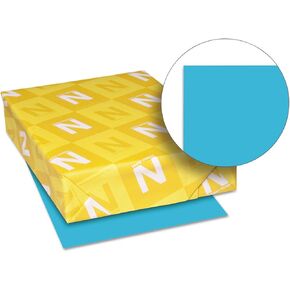 Neenah Paper 22721 Color Cardstock, 65lb, 8 1/2 x 11, Lunar Blue, 250 Sheets