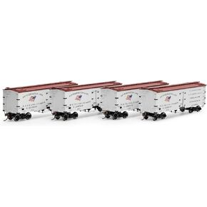 HO RND 36' Wood Reefer SJPX #118/122/131/143 4 RND-1032