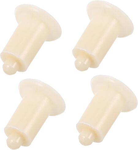 PRETYZOOM 4pcs Scale Feet Easy Install Weighing Pan Accessories for Electronic Scales White Plastic Leveler Foot for Accurate Measurement and Stability in Saudi Arabia