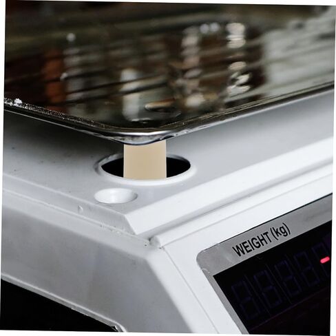 PRETYZOOM 4pcs Scale Feet Easy Install Weighing Pan Accessories for Electronic Scales White Plastic Leveler Foot for Accurate Measurement and Stability in Saudi Arabia