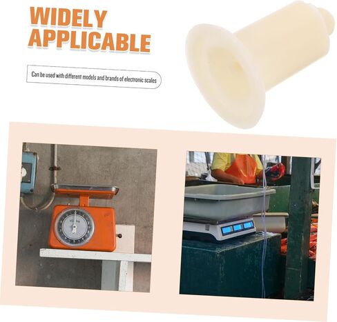 PRETYZOOM 4pcs Scale Feet Easy Install Weighing Pan Accessories for Electronic Scales White Plastic Leveler Foot for Accurate Measurement and Stability in Saudi Arabia