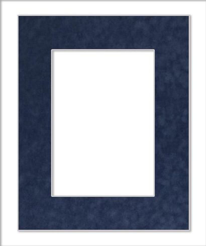 16x20 Mat Bevel Cut for 12x16 Photos - Acid Free White with Black Core Precut Matboard - for Pictures, Photos, Framing - 4-ply Thickness in Saudi Arabia