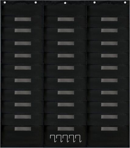 - منظم مجلد معلق على الحائط مكون من 5 جيوب مع 3 خطافات وفتحات لبطاقة الاسم - منظم ملفات معلق لتنظيم الفصل الدراسي، منظم مكتب - منظم معلق من البوليستر in Kuwait